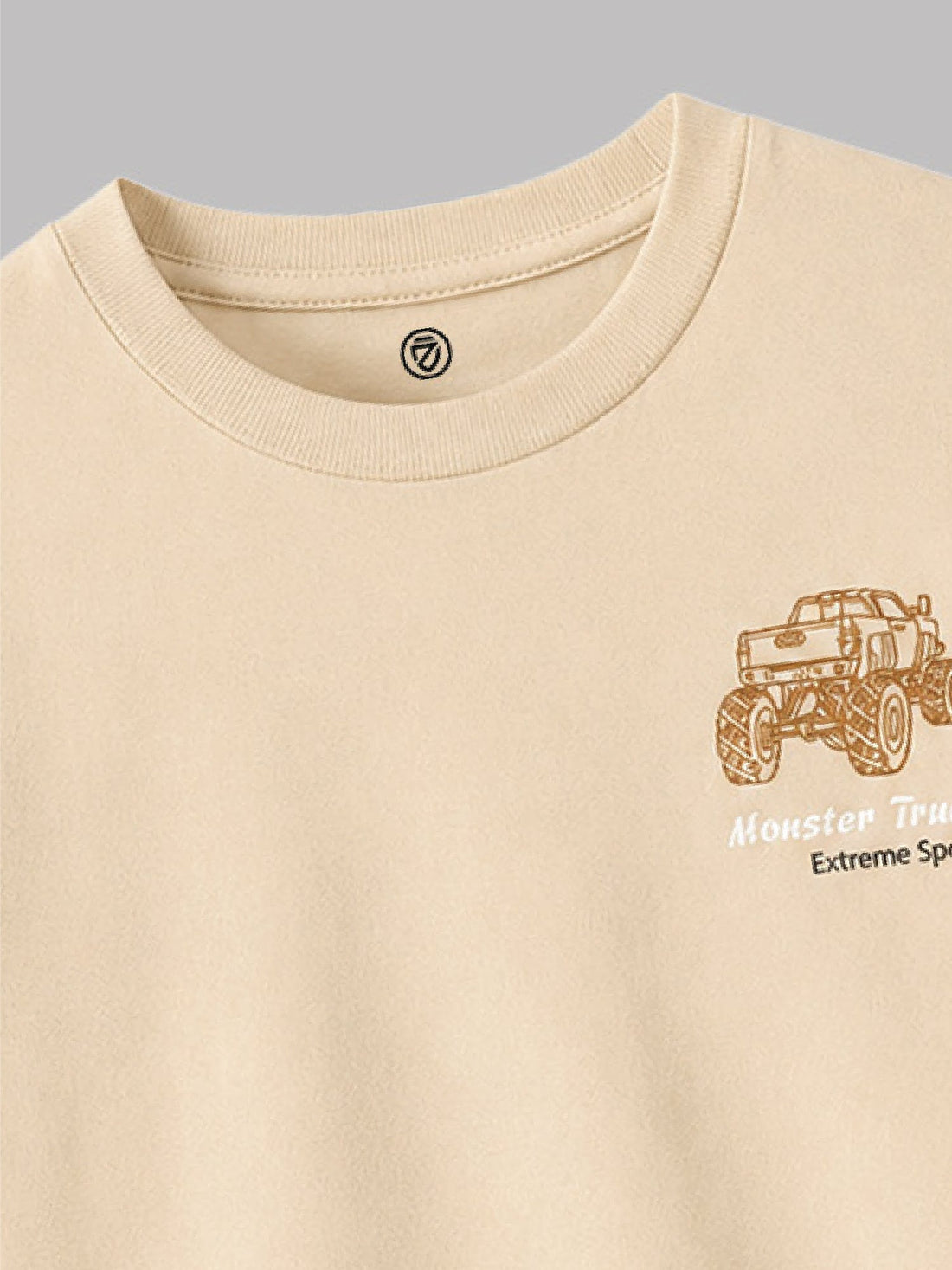 CODEZ boys' pure-cotton graphic relaxed-fit t-shirt for everyday and play