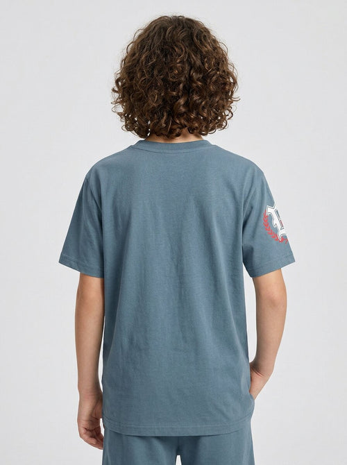 CODEZ Boys Grey Superior Legend Drop Shoulder T-Shirt