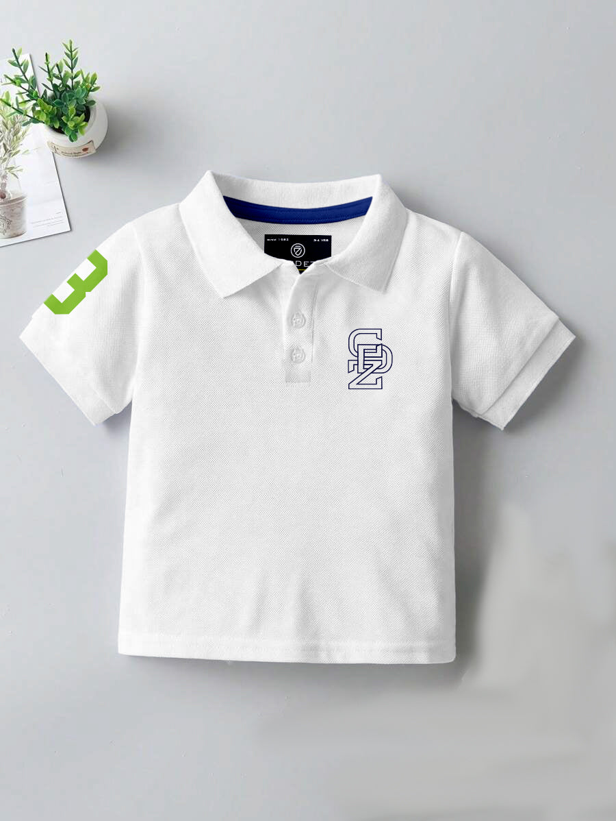 CODEZ Boys Pack Of 3 Self Designs Polo Tshirts