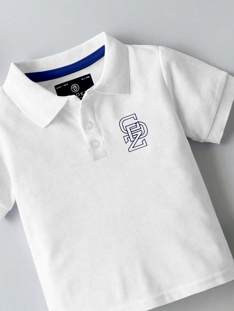 CODEZ Boys Pack Of 3 Self Designs Polo Tshirts