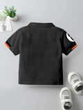 CODEZ Boys Pack Of 3 Self Design Polo Tshirts