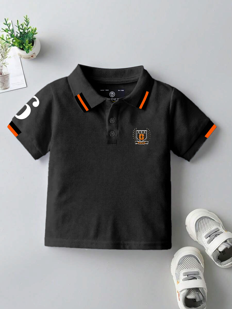 CODEZ Boys Pack Of 3 Self Design Polo Tshirts