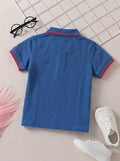 CODEZ Boys Pack Of 3 Self Designs Polo Tshirts