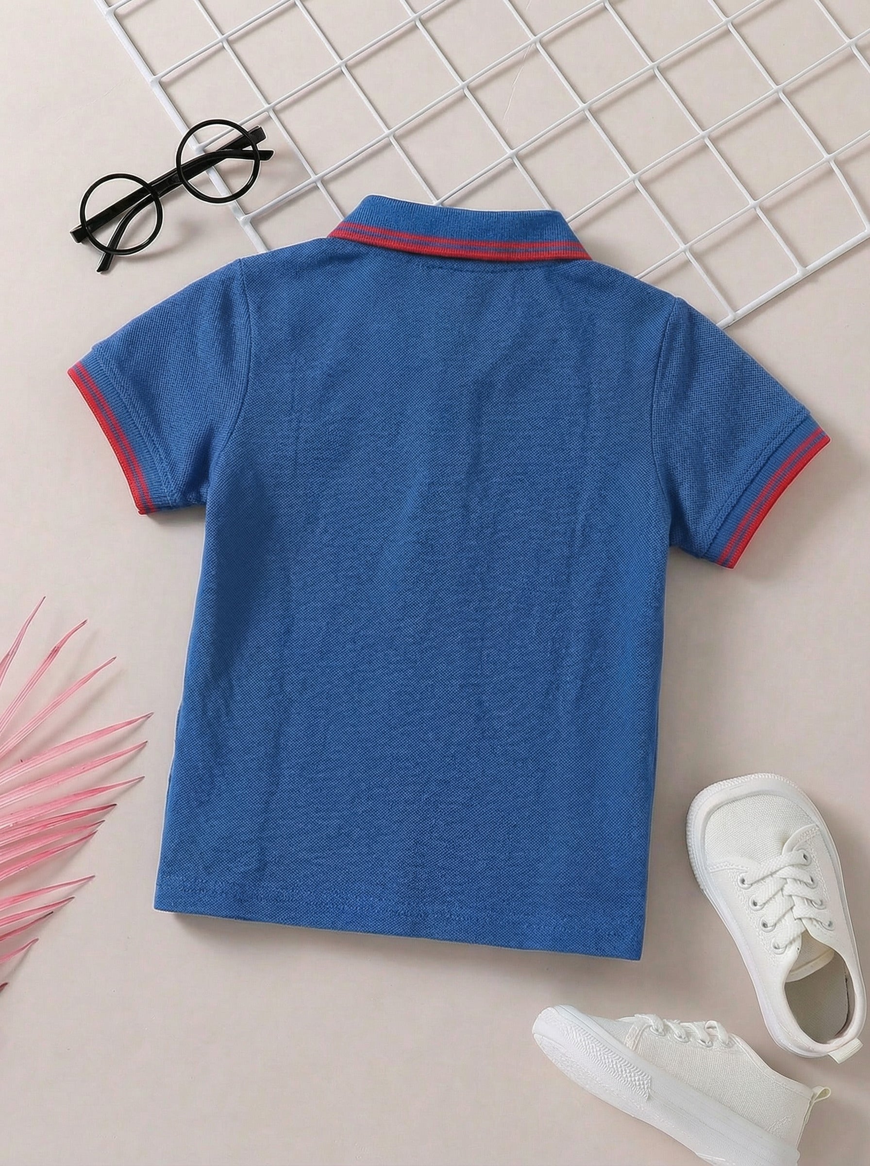 CODEZ Boys Pack Of 3 Self Designs Polo Tshirts