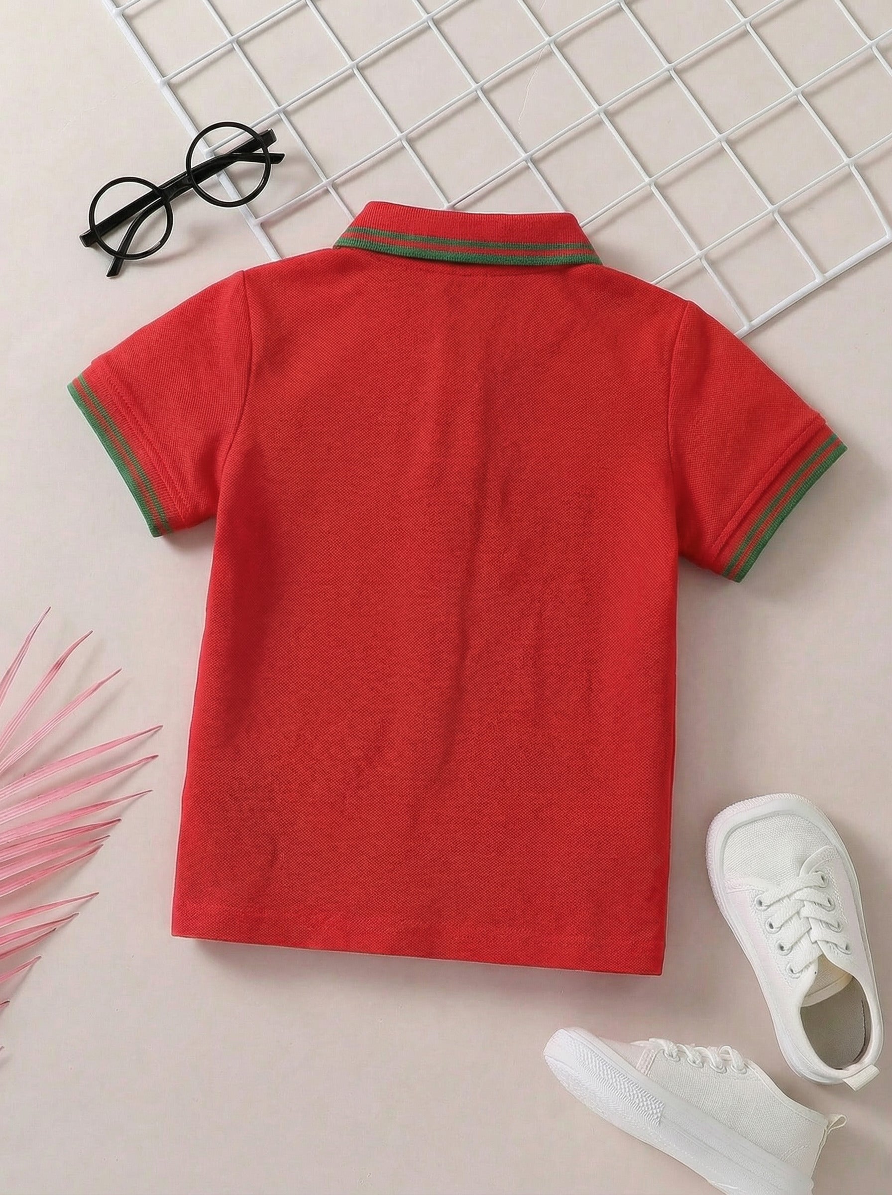 CODEZ Boys Pack Of 3 Self Designs Polo Tshirts