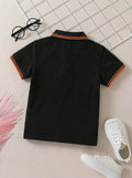 CODEZ Boys Pack Of 3 Self Designs Polo Tshirts