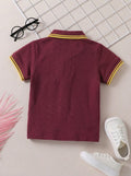 CODEZ Boys Pack Of 3 Self Designs Polo Tshirts