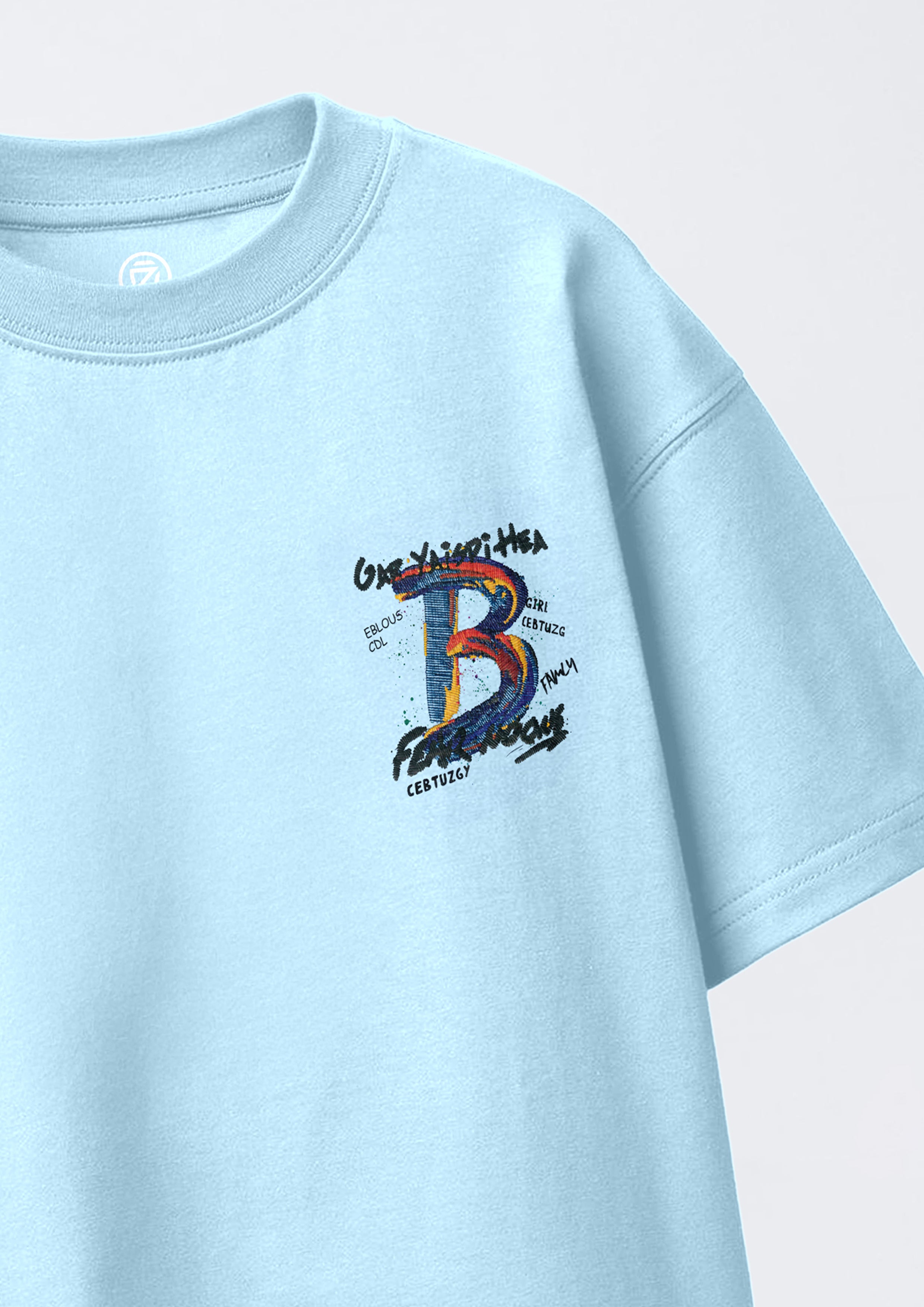CODEZ Boys Pack Of 2 Oversize Drop Shoulder Printed Tshirts