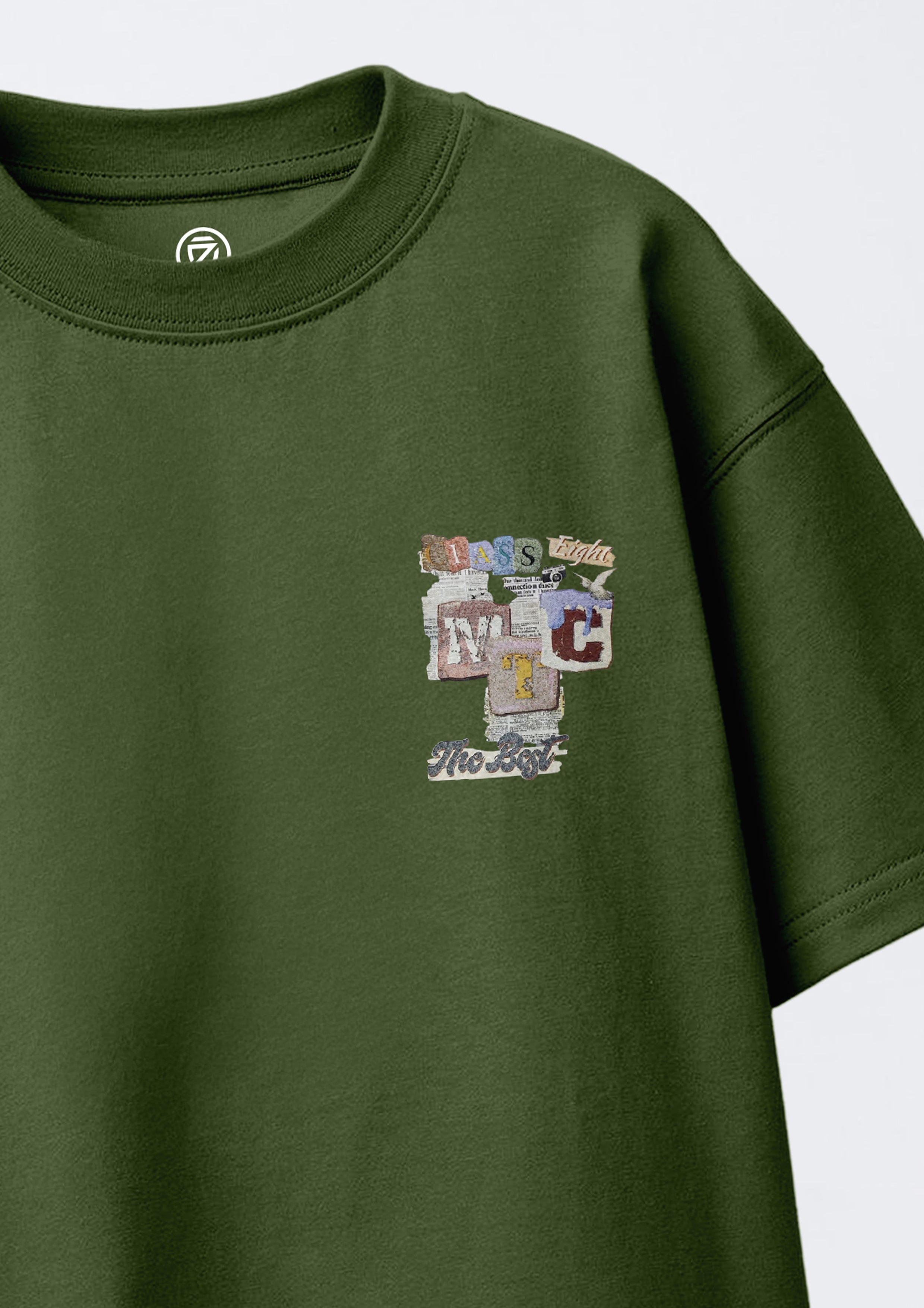 CODEZ Boys Pack Of 2 Oversize Drop Shoulder Printed Tshirts