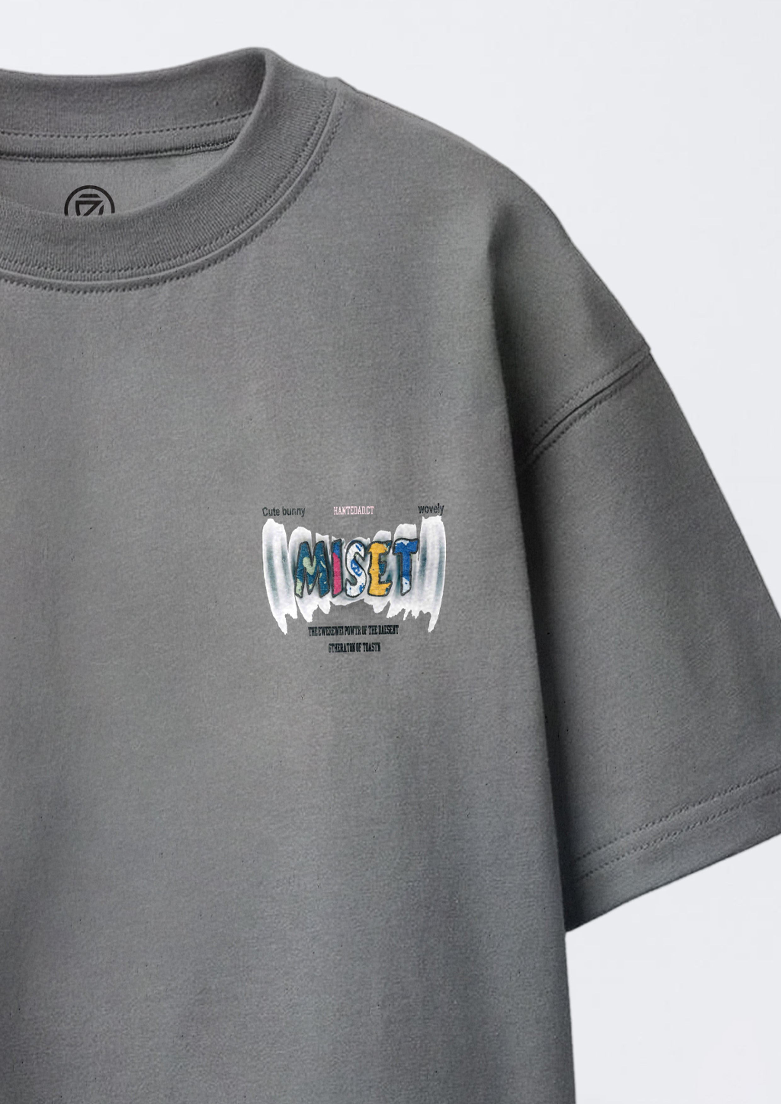 CODEZ Boys Pack Of 2 Oversize Drop Shoulder Printed Tshirts