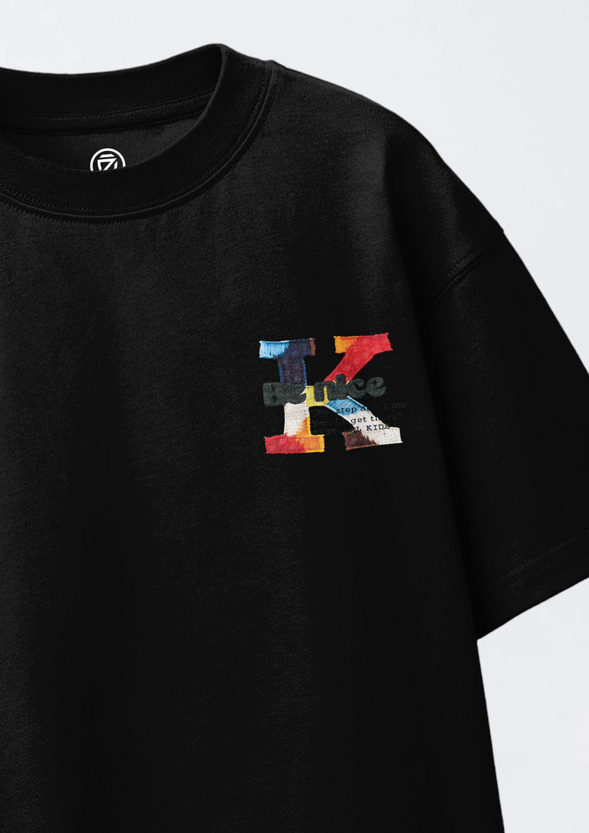 CODEZ Boys Pack Of 2 Oversize Drop Shoulder Printed Tshirts