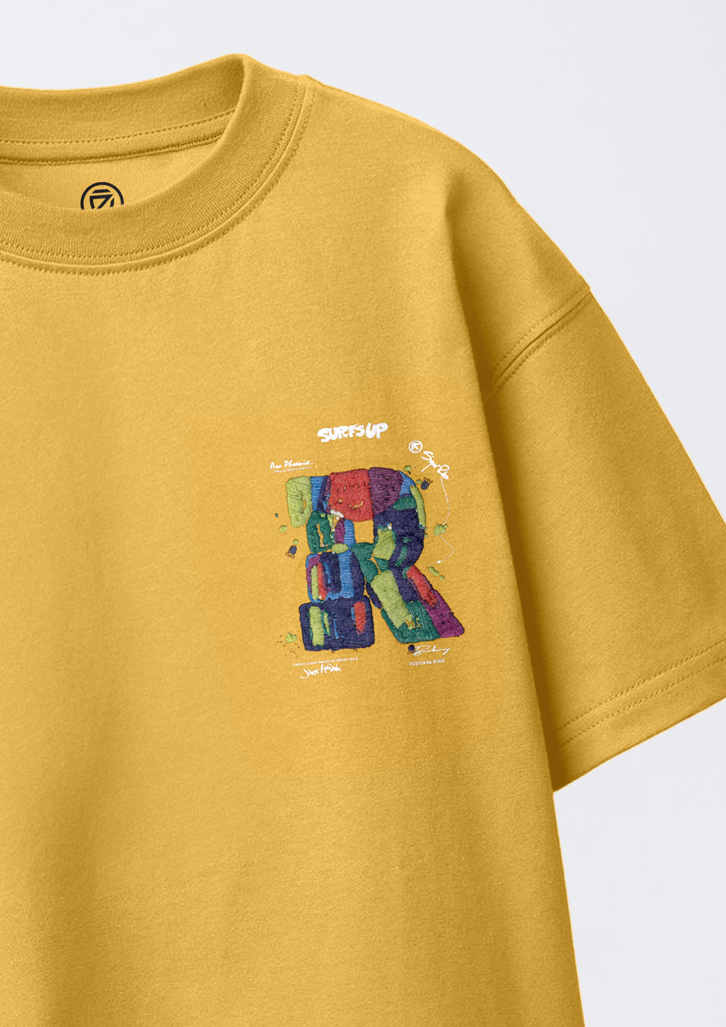 CODEZ Boys Pack Of 2 Oversize Drop Shoulder Printed Tshirts