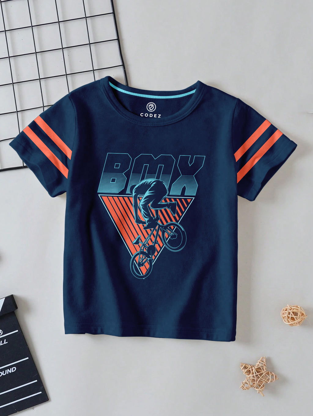 CODEZ Boys Pack Of 2 Round Neck Printed Tshirts