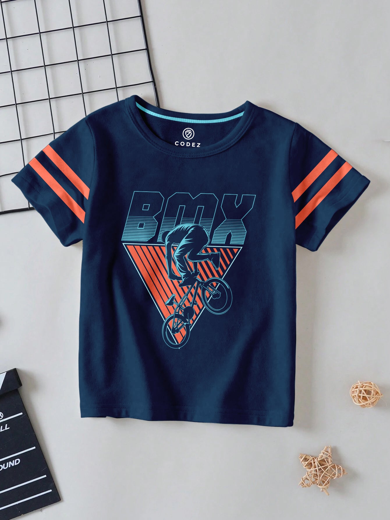 CODEZ Boys Pack Of 2 Round Neck Printed Tshirts