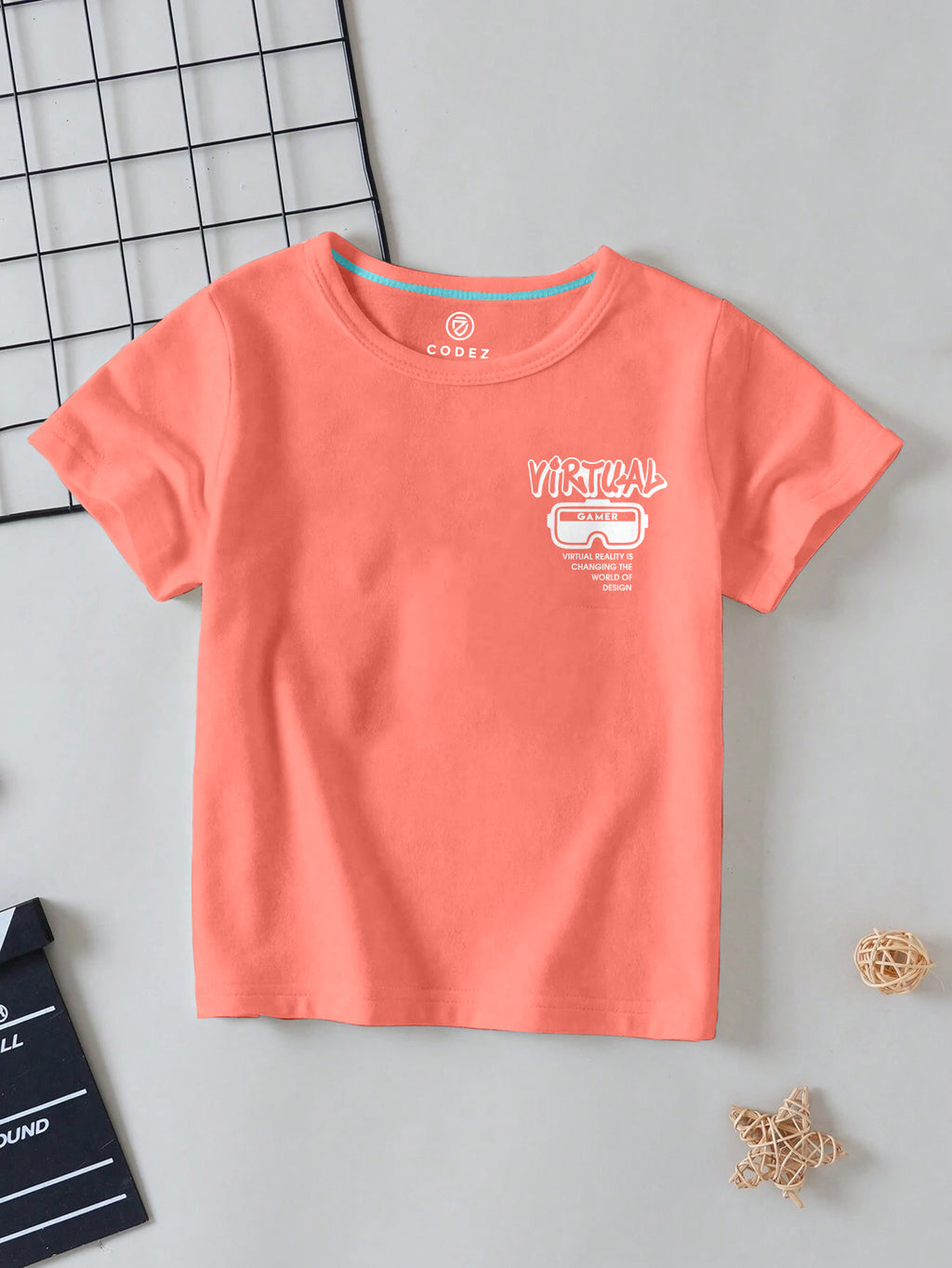 CODEZ Boys Pack Of 2 Round Neck Printed Tshirts