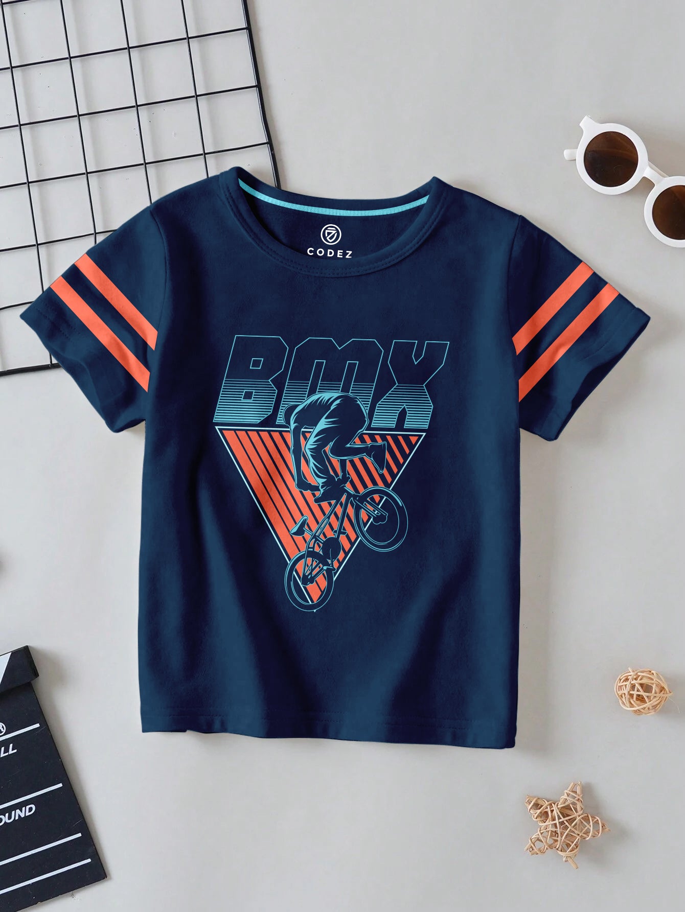 CODEZ Boys Pack Of 2 Round Neck Printed Tshirts