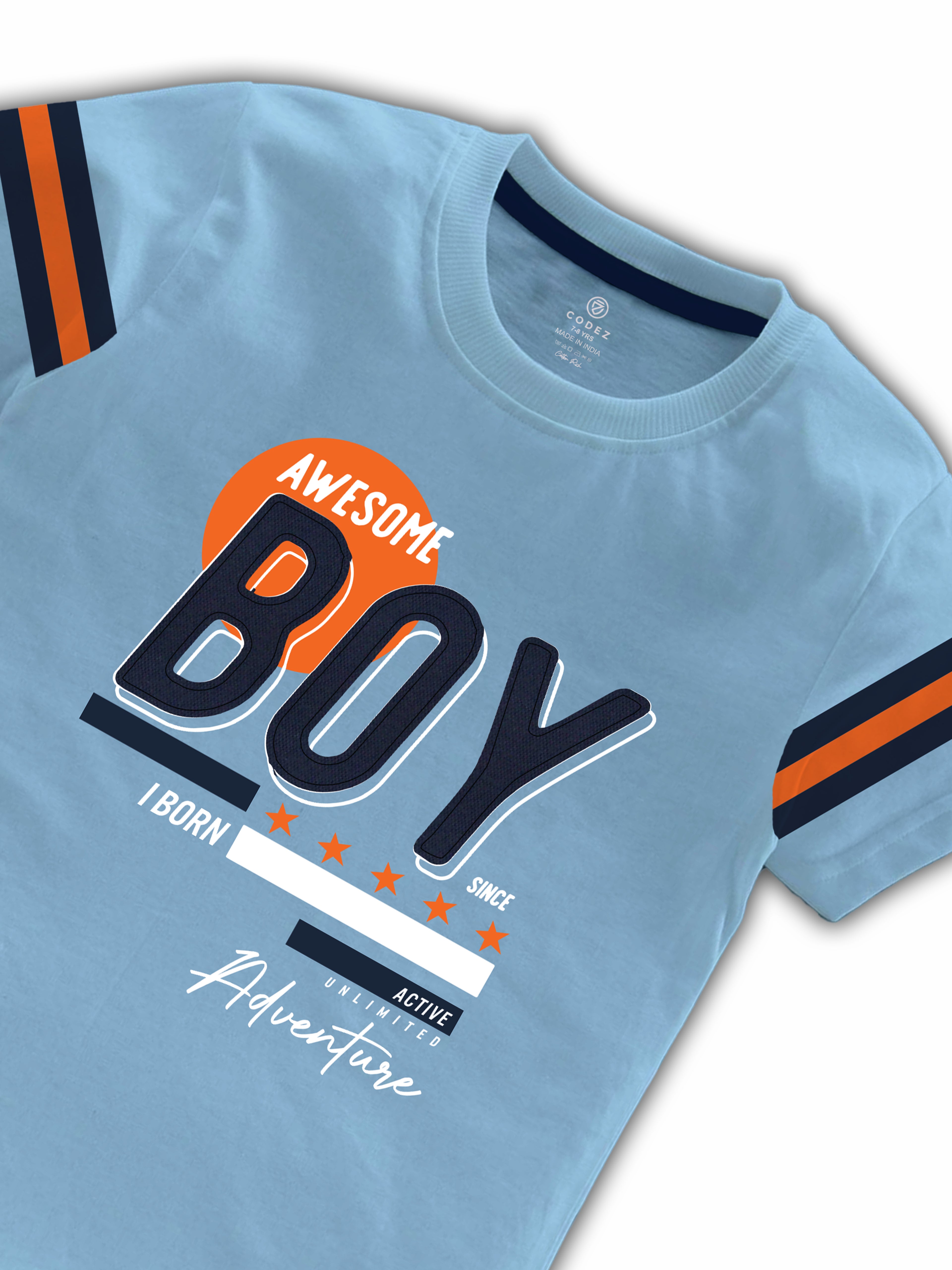 CODEZ Boys Pack Of 3 Round Neck Printed Tshirts