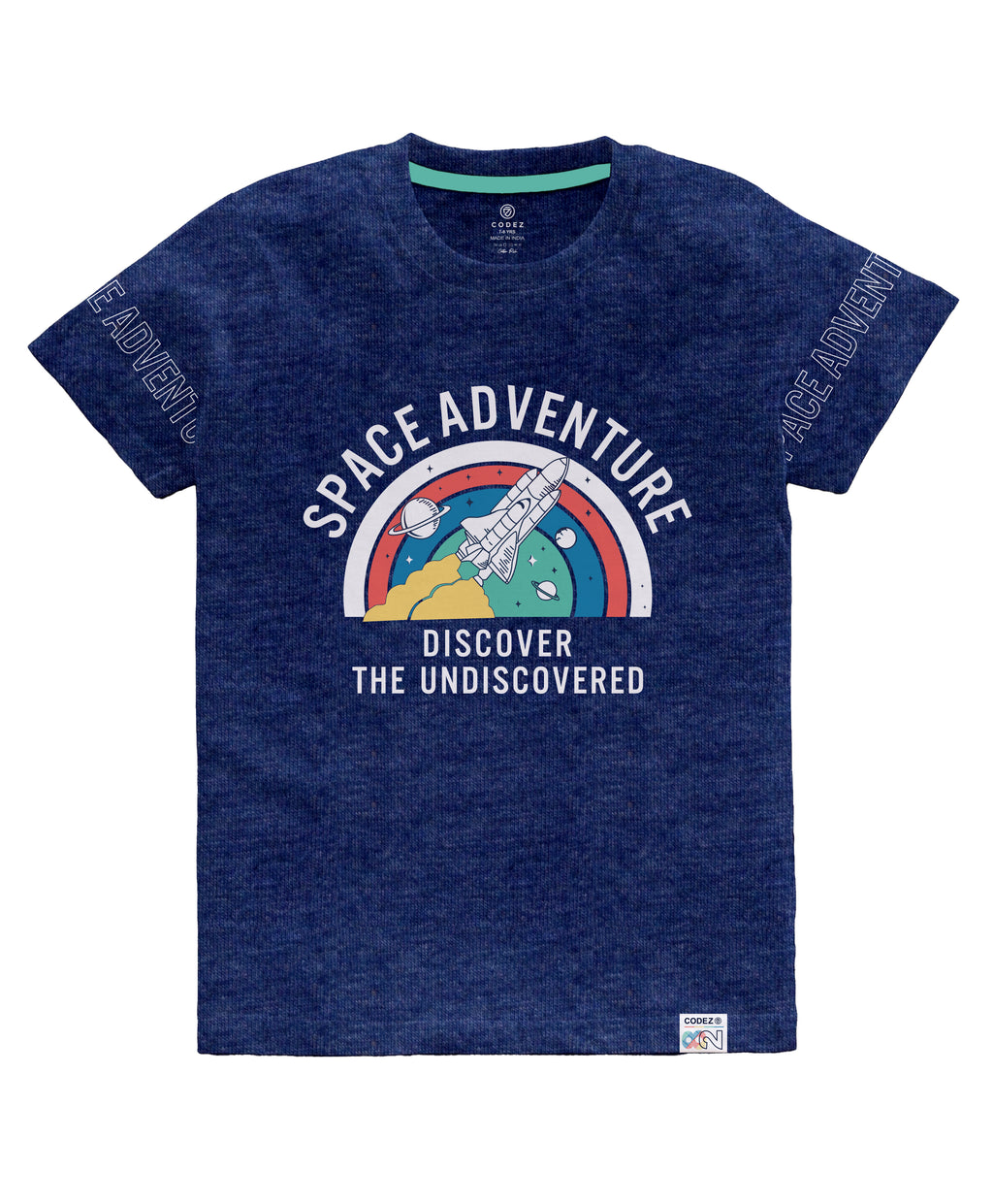 CODEZ Boys Pack Of 3 Round Neck Printed Tshirts