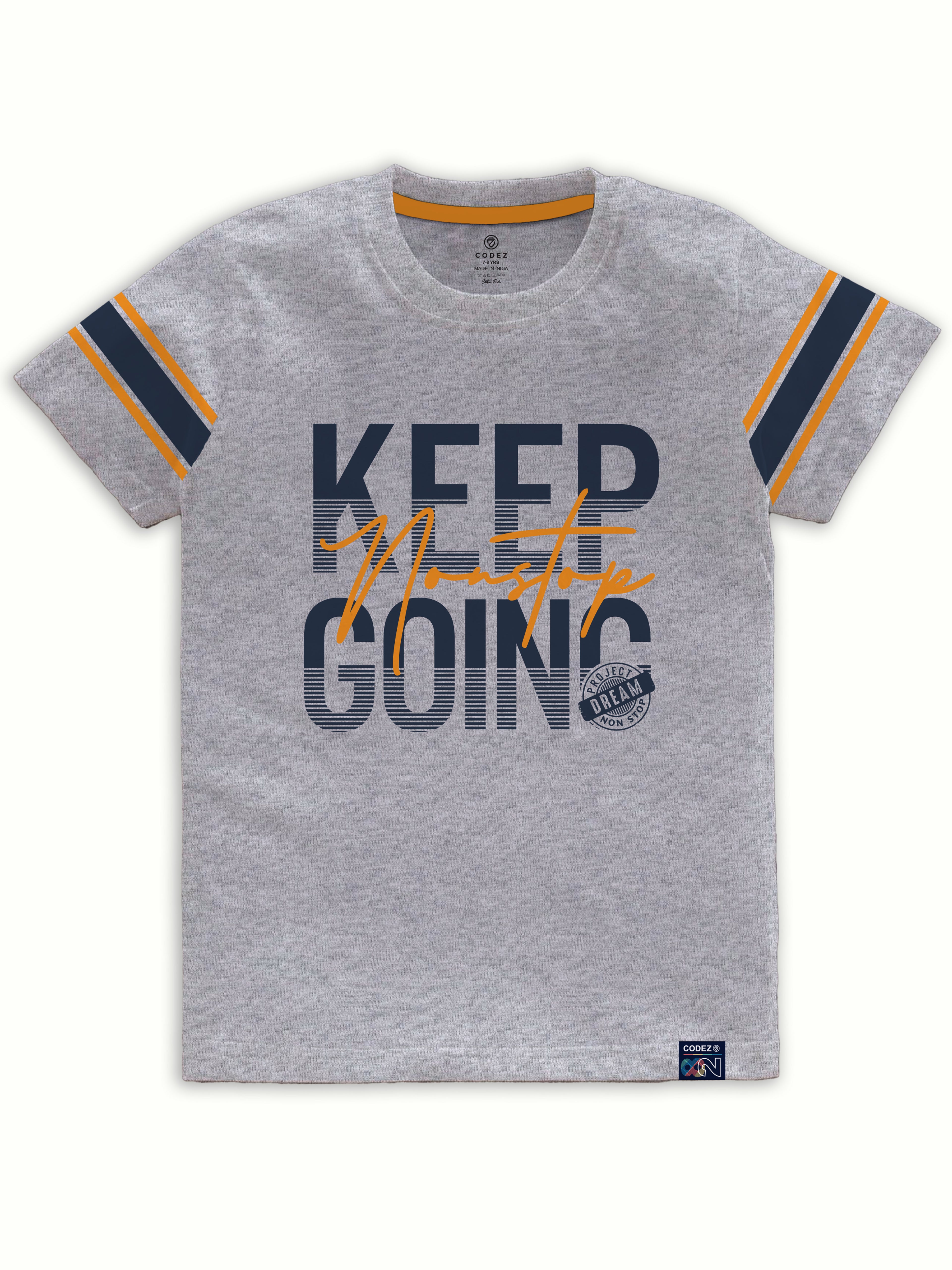 CODEZ Boys Pack Of 3 Round Neck Printed Tshirts