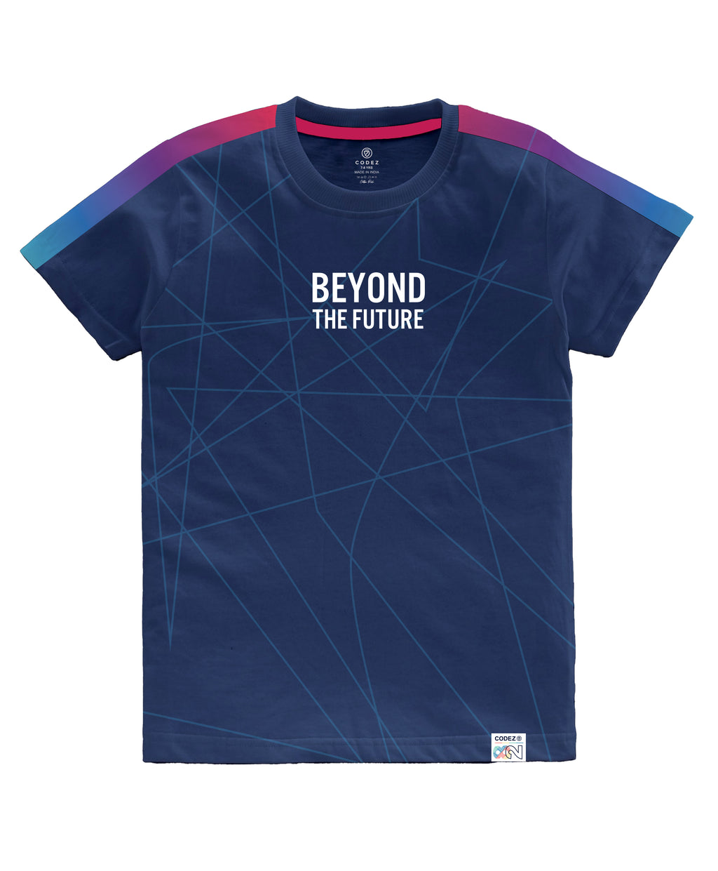 CODEZ Boys Pack Of 3 Round Neck Printed Tshirts