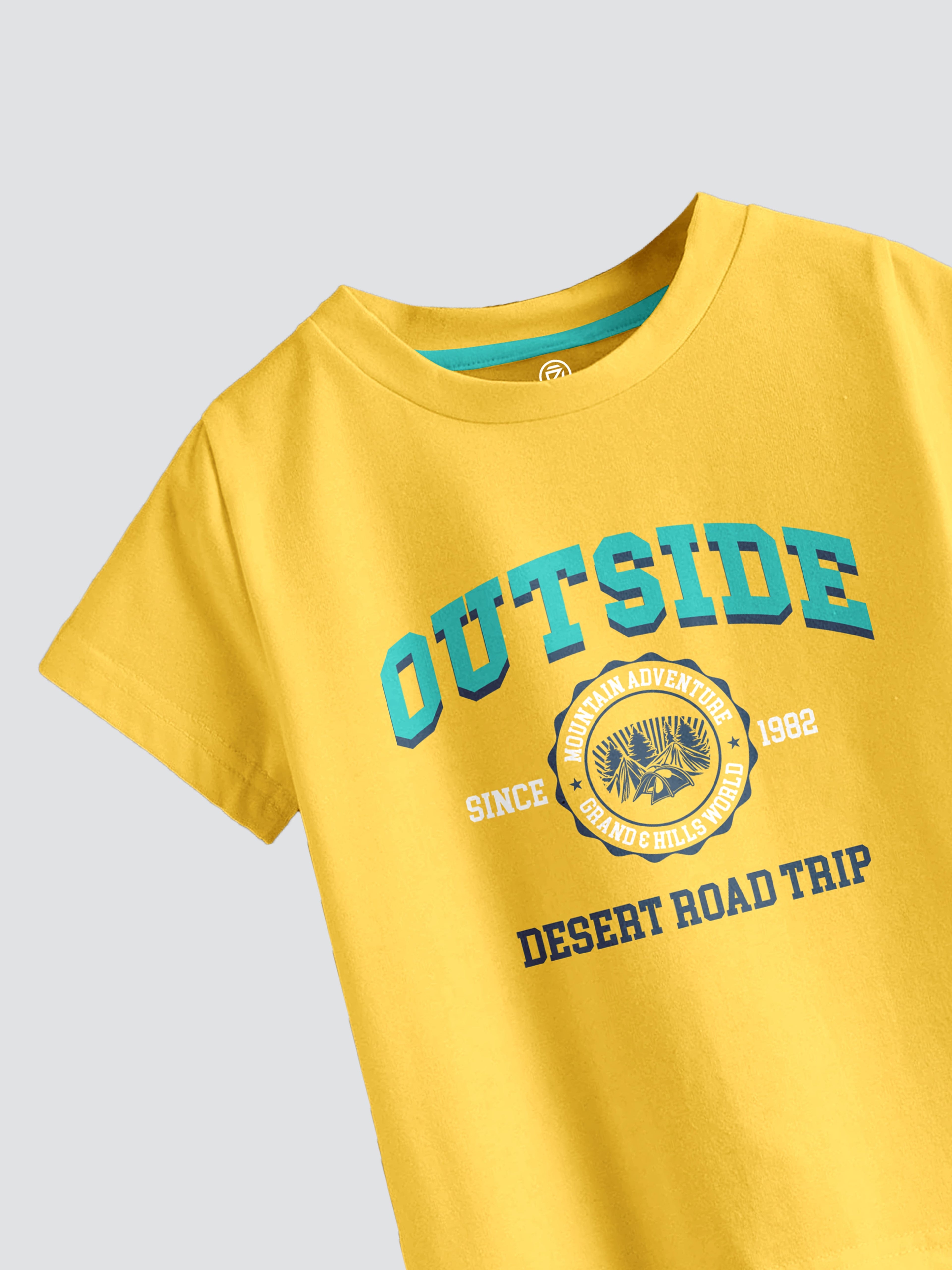 CODEZ Boys Pack Of 2 Round Neck Printed Tshirts