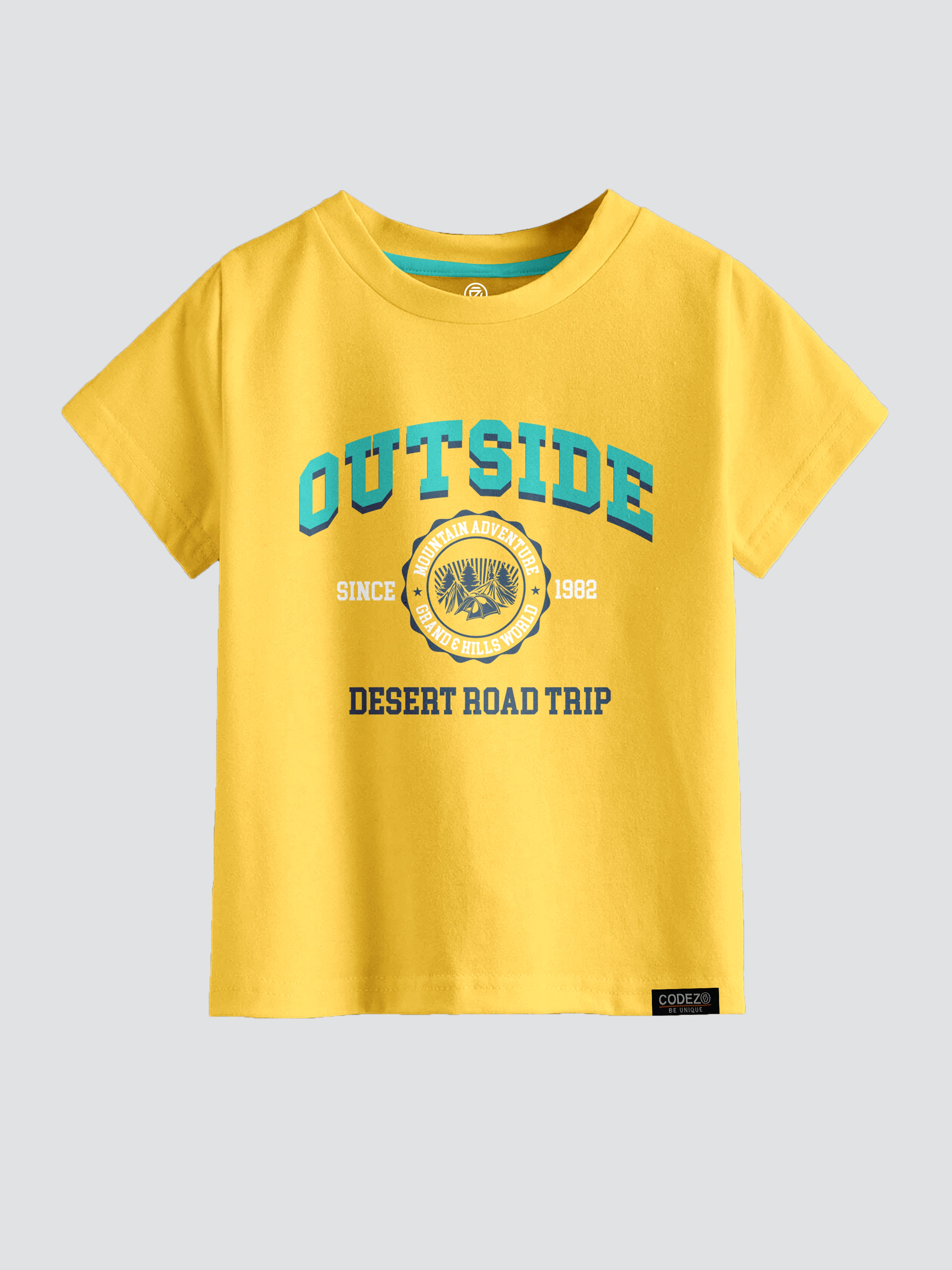 CODEZ Boys Pack Of 3 Round Neck Printed Tshirts