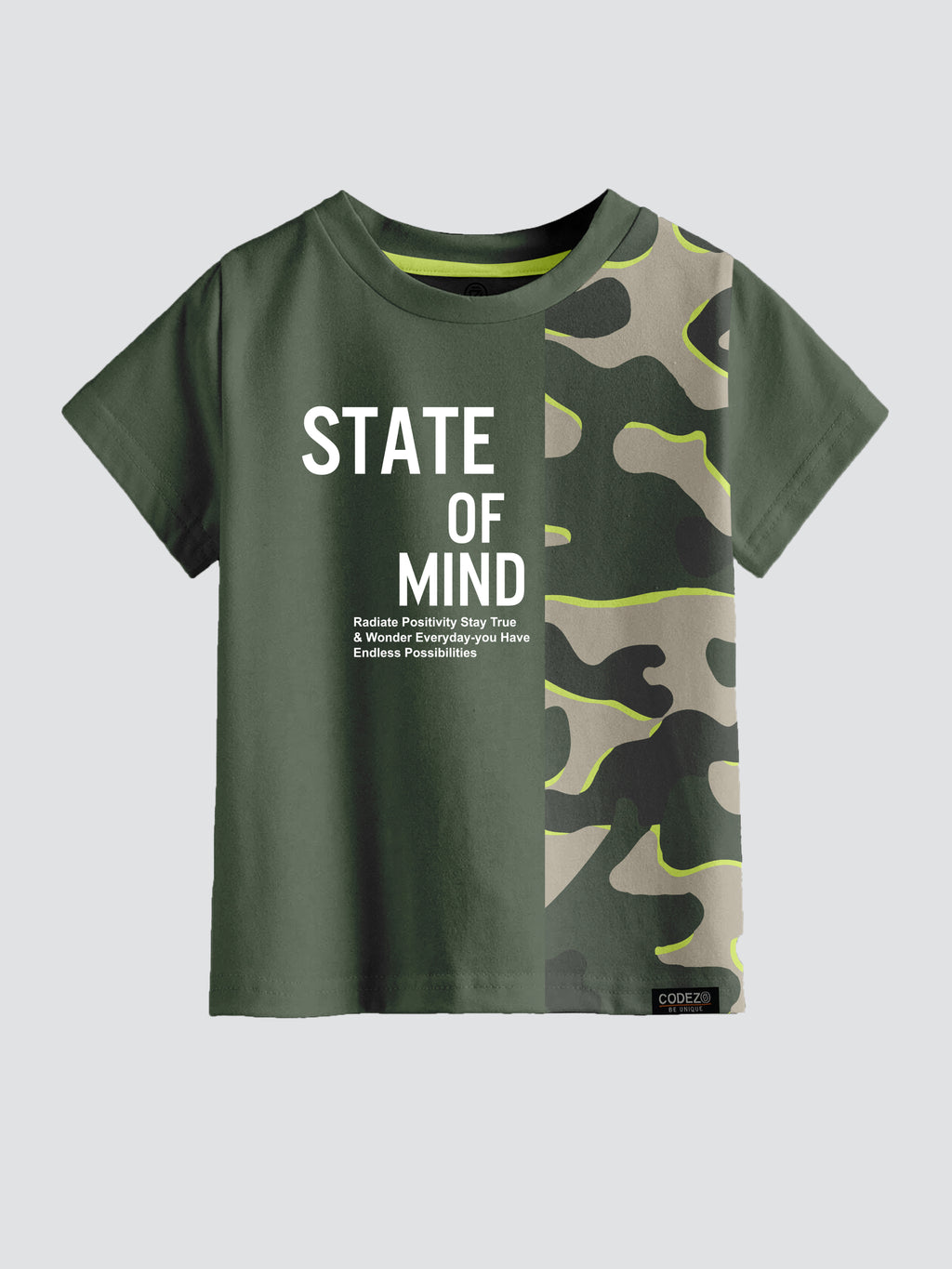 CODEZ Boys Pack Of 3 Round Neck Printed Tshirts