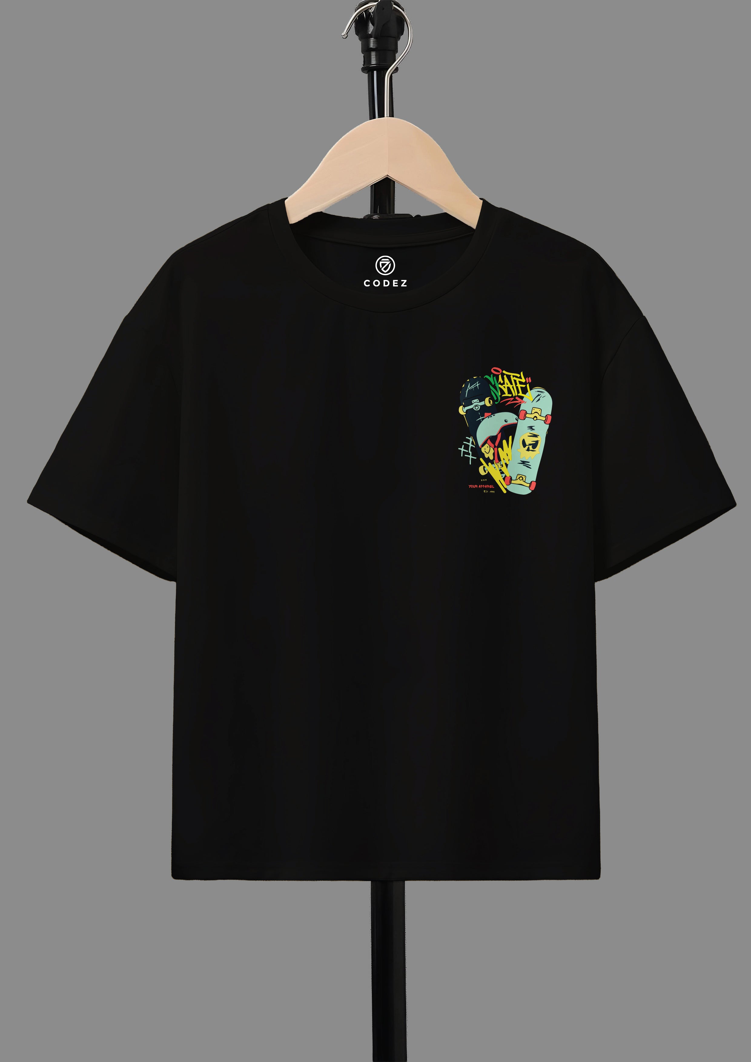 CODEZ Boys Pack Of 3 Round Neck Printed Tshirts