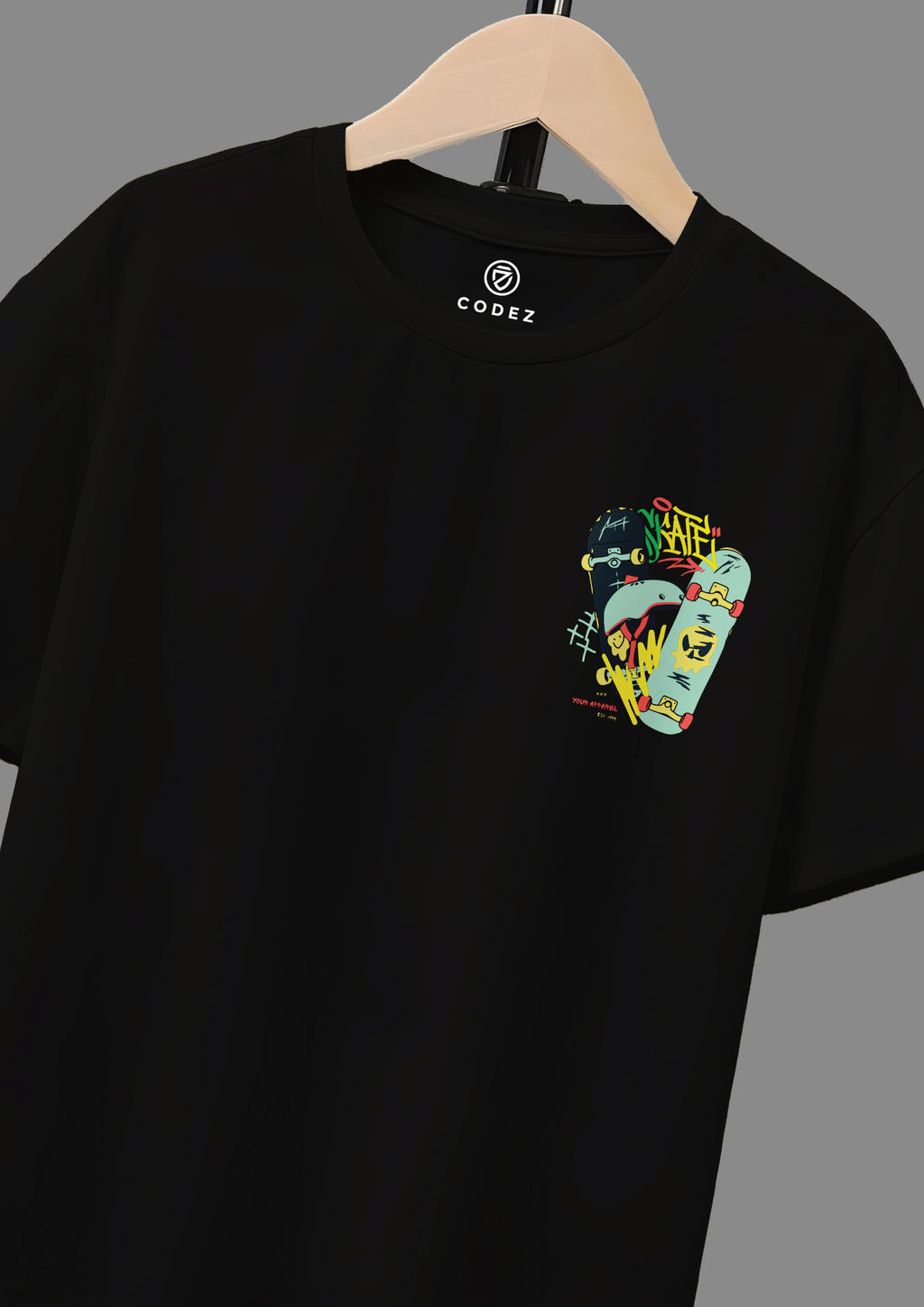 CODEZ Boys Pack Of 3 Round Neck Printed Tshirts