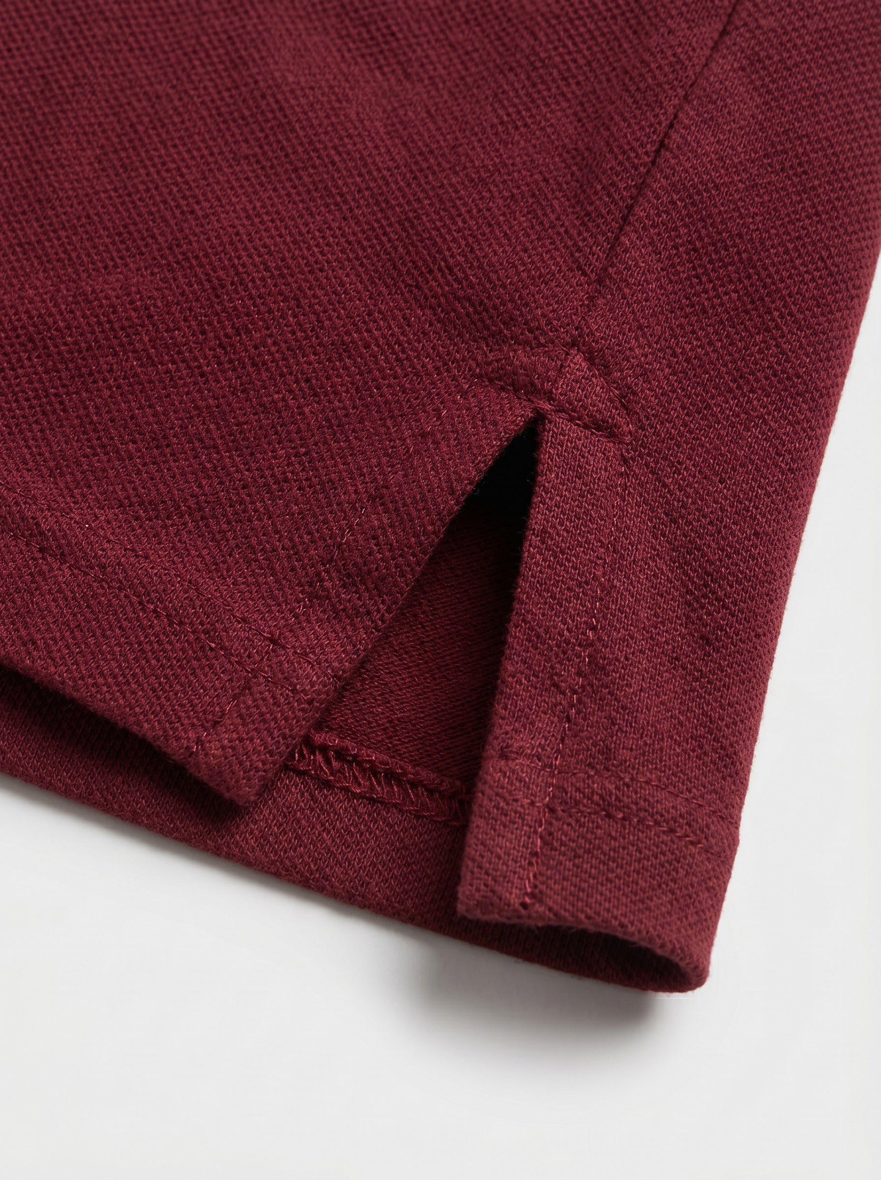 CODEZ Boys Maroon Regular Fit Full Sleeve Polo T-Shirt