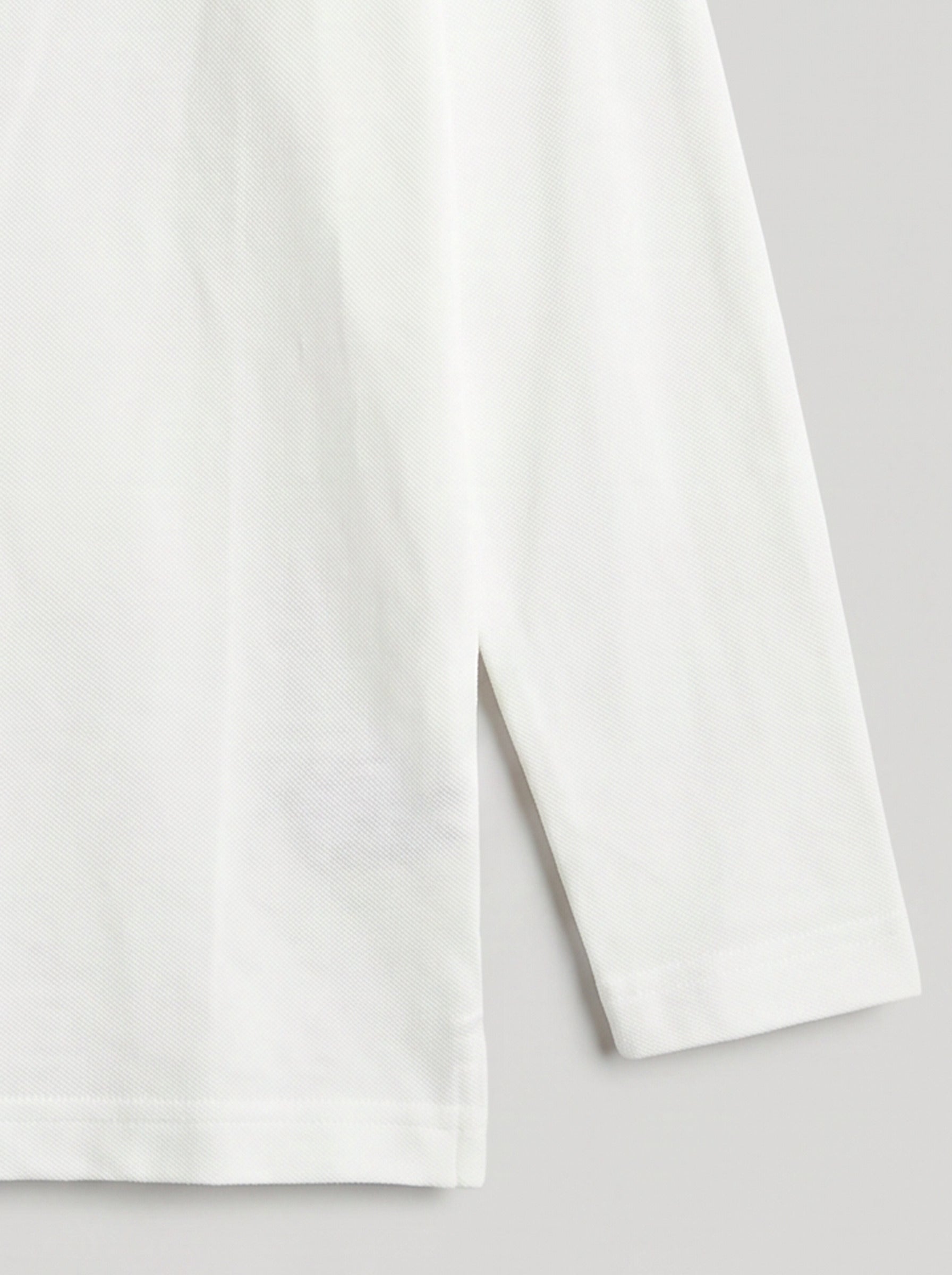 CODEZ Boys White Regular Fit Full Sleeve Polo T-Shirt