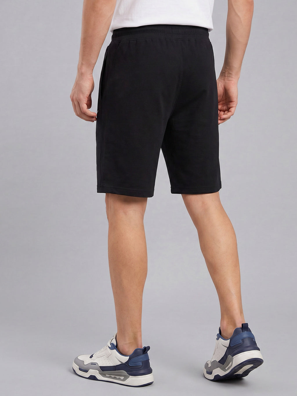ARDEUR ZEAL IN YOU Men's Black Regular Fit Life Is Short Typography Shorts