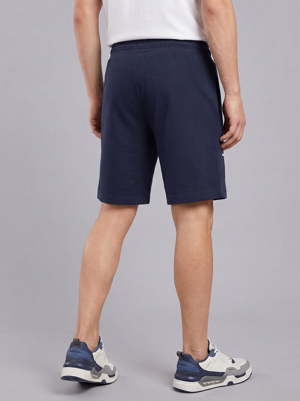 ARDEUR ZEAL IN YOU Men's Navy Regular Fit Life Is Short Typography Shorts