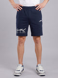 ARDEUR ZEAL IN YOU Men's Navy Regular Fit Energy Formula Typography Shorts