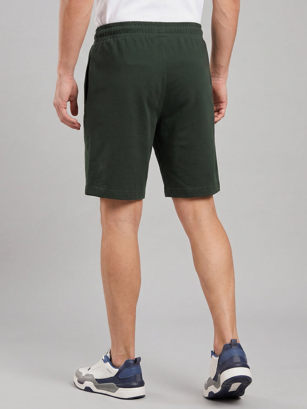 ARDEUR ZEAL IN YOU Men's Olive Regular Fit Energy Formula Typography Shorts