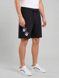 ARDEUR ZEAL IN YOU Men's Black Relaxed Fit Shorts