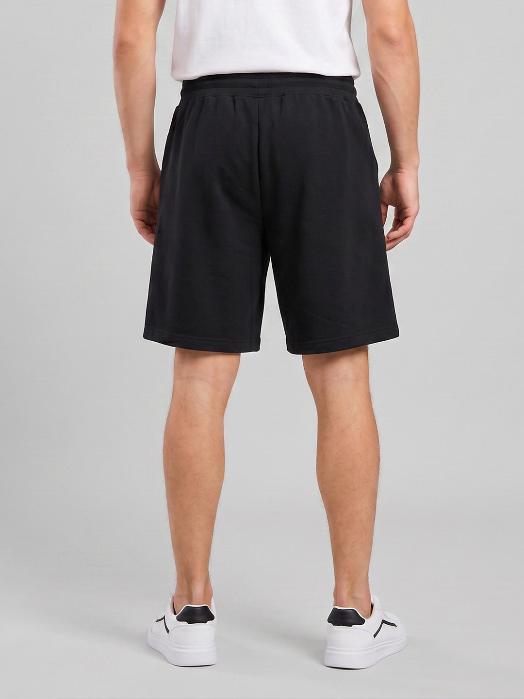 ARDEUR ZEAL IN YOU Men's Black Relaxed Fit Shorts