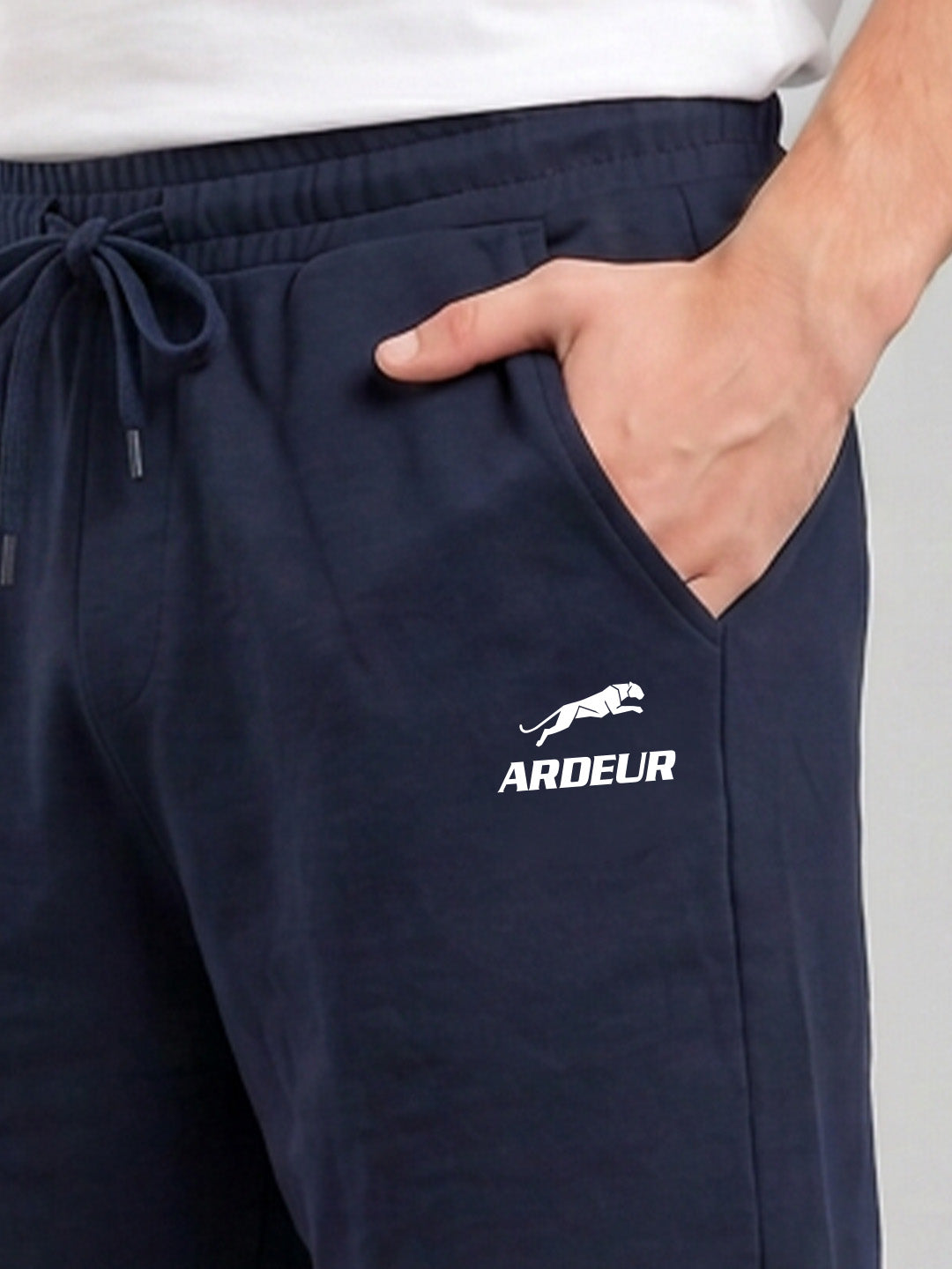 ARDEUR ZEAL IN YOU Men's Navy Relaxed Fit Shorts