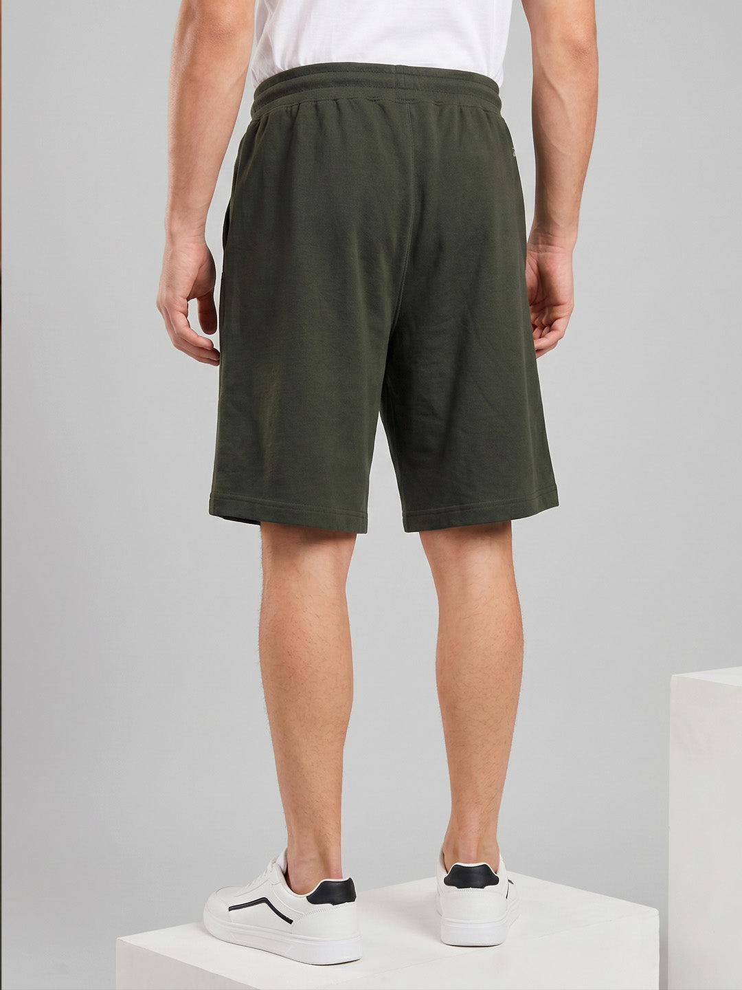 ARDEUR ZEAL IN YOU Men's Olive Relaxed Fit Shorts
