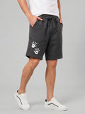 ARDEUR ZEAL IN YOU Men's Steel Grey Relaxed Fit Shorts
