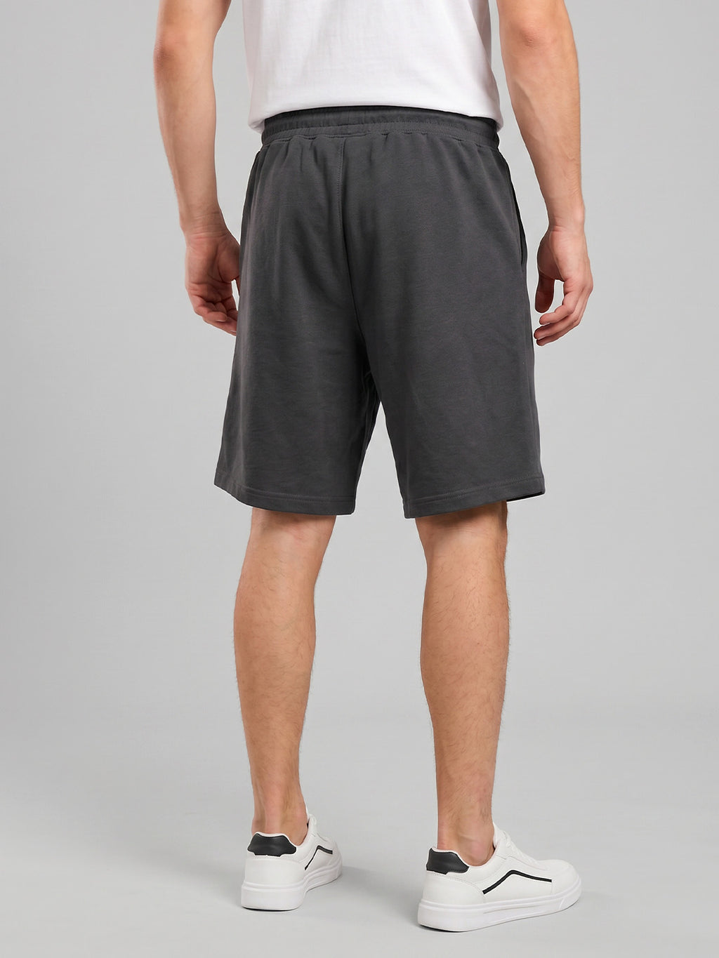 ARDEUR ZEAL IN YOU Men's Steel Grey Relaxed Fit Shorts