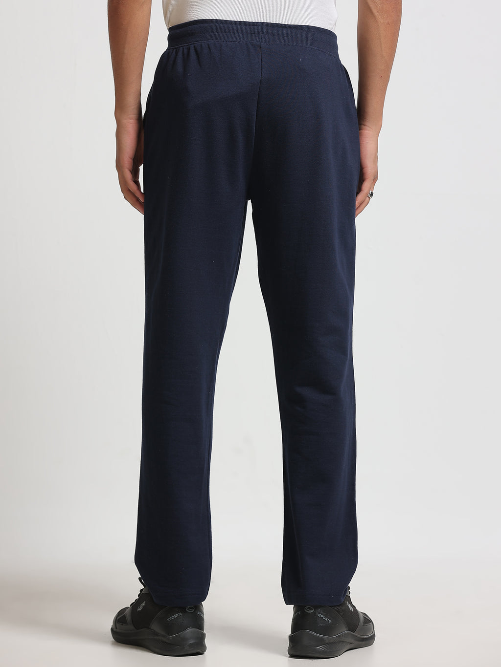 ARDEUR ZEAL IN YOU Men's Regular Fit Cotton Blend Track Pants - Navy