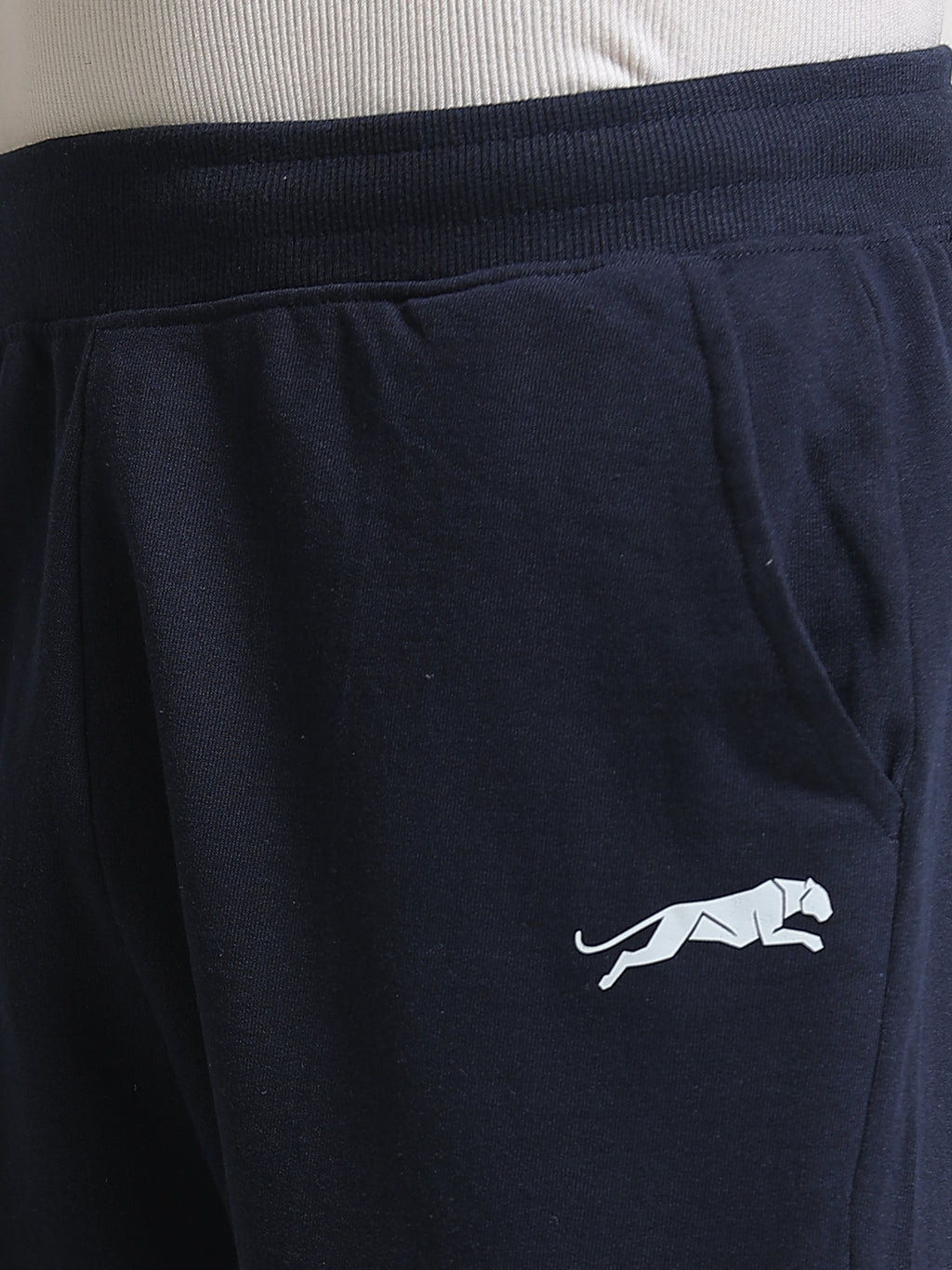 ARDEUR ZEAL IN YOU Men's Regular Fit Cotton Blend Track Pants - Navy