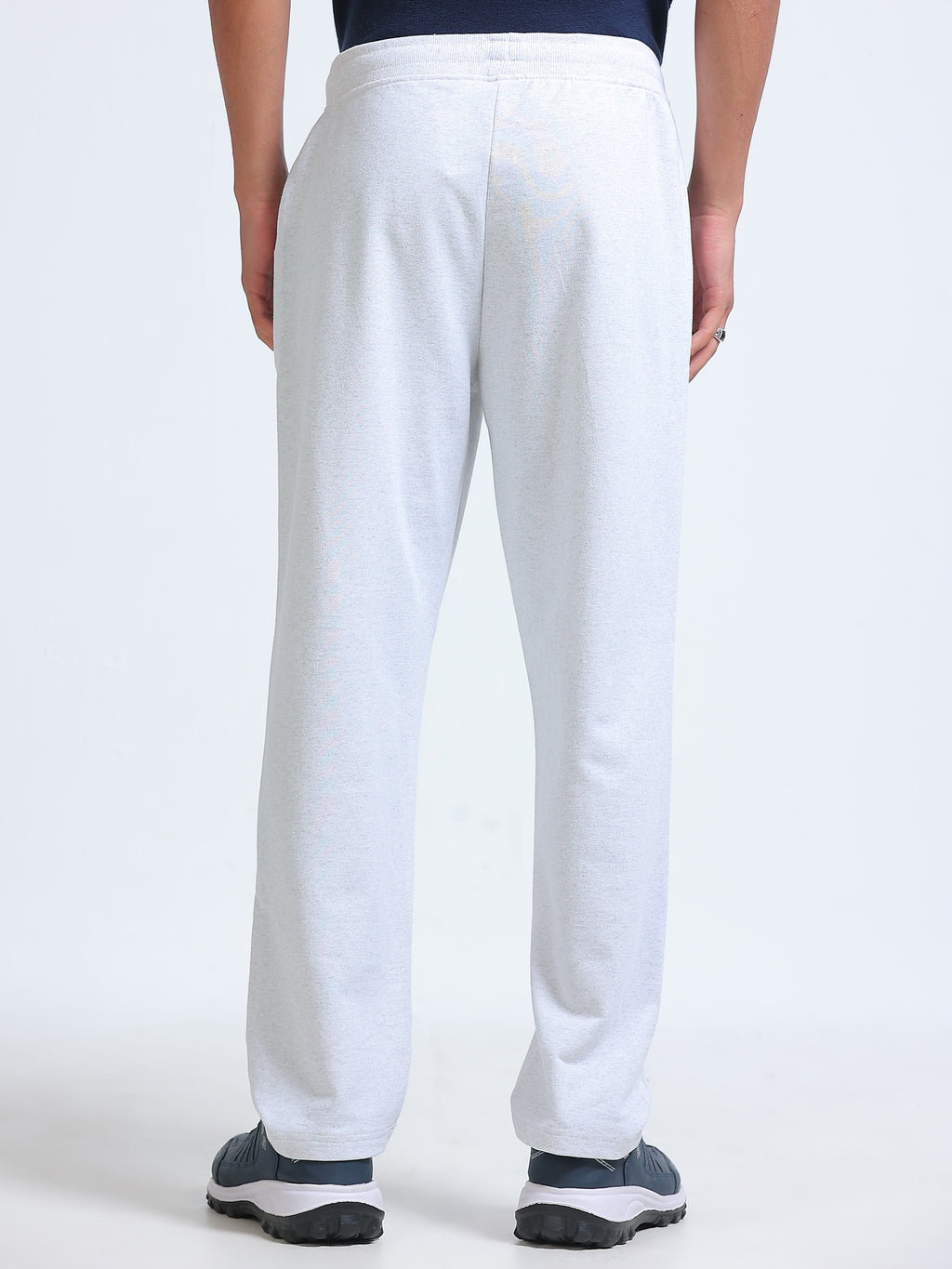 ARDEUR ZEAL IN YOU Men's Regular Fit Cotton Blend Track Pants - White
