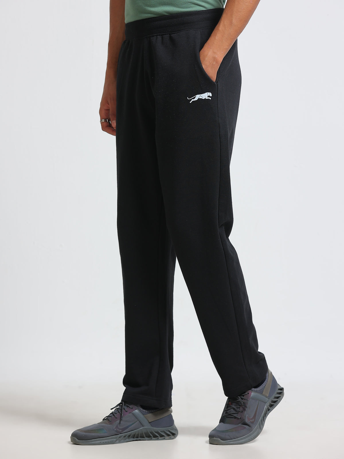 ARDEUR ZEAL IN YOU Men's Cotton Blend Track Pants - Black