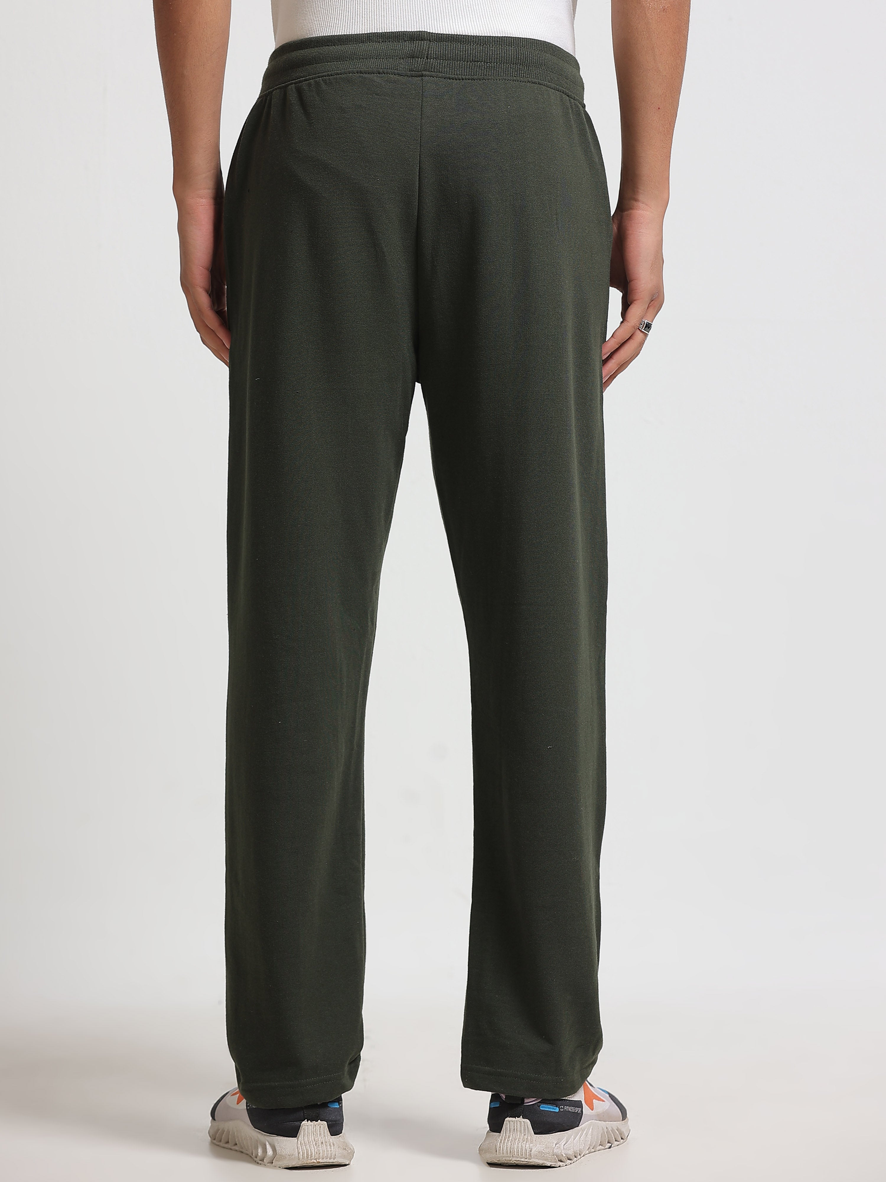ARDEUR ZEAL IN YOU Men's Cotton Blend Track Pants - Olive