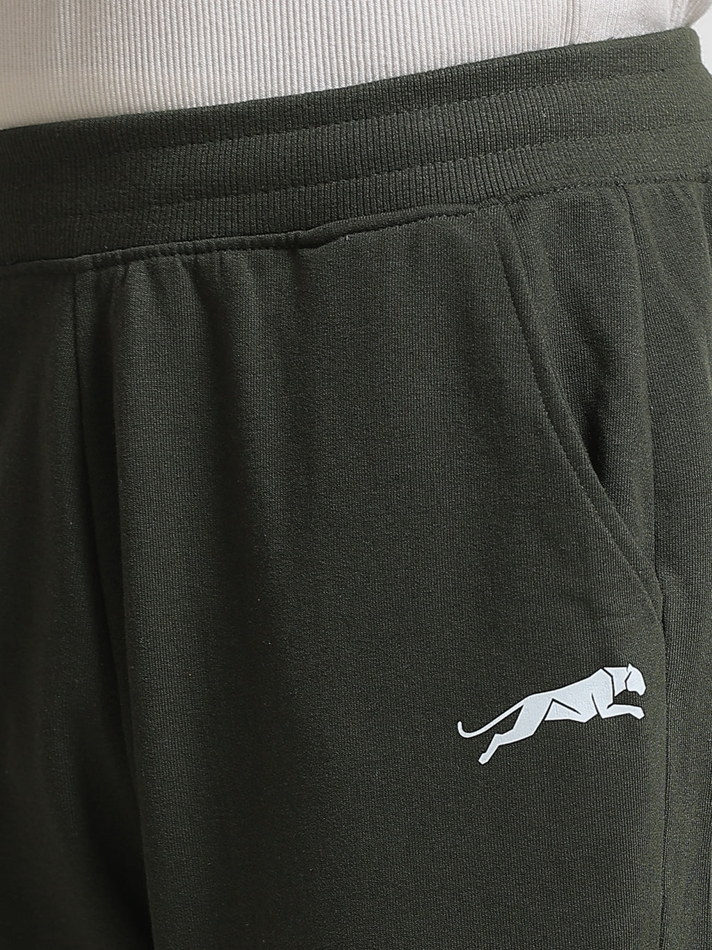 ARDEUR ZEAL IN YOU Men's Cotton Blend Track Pants - Olive