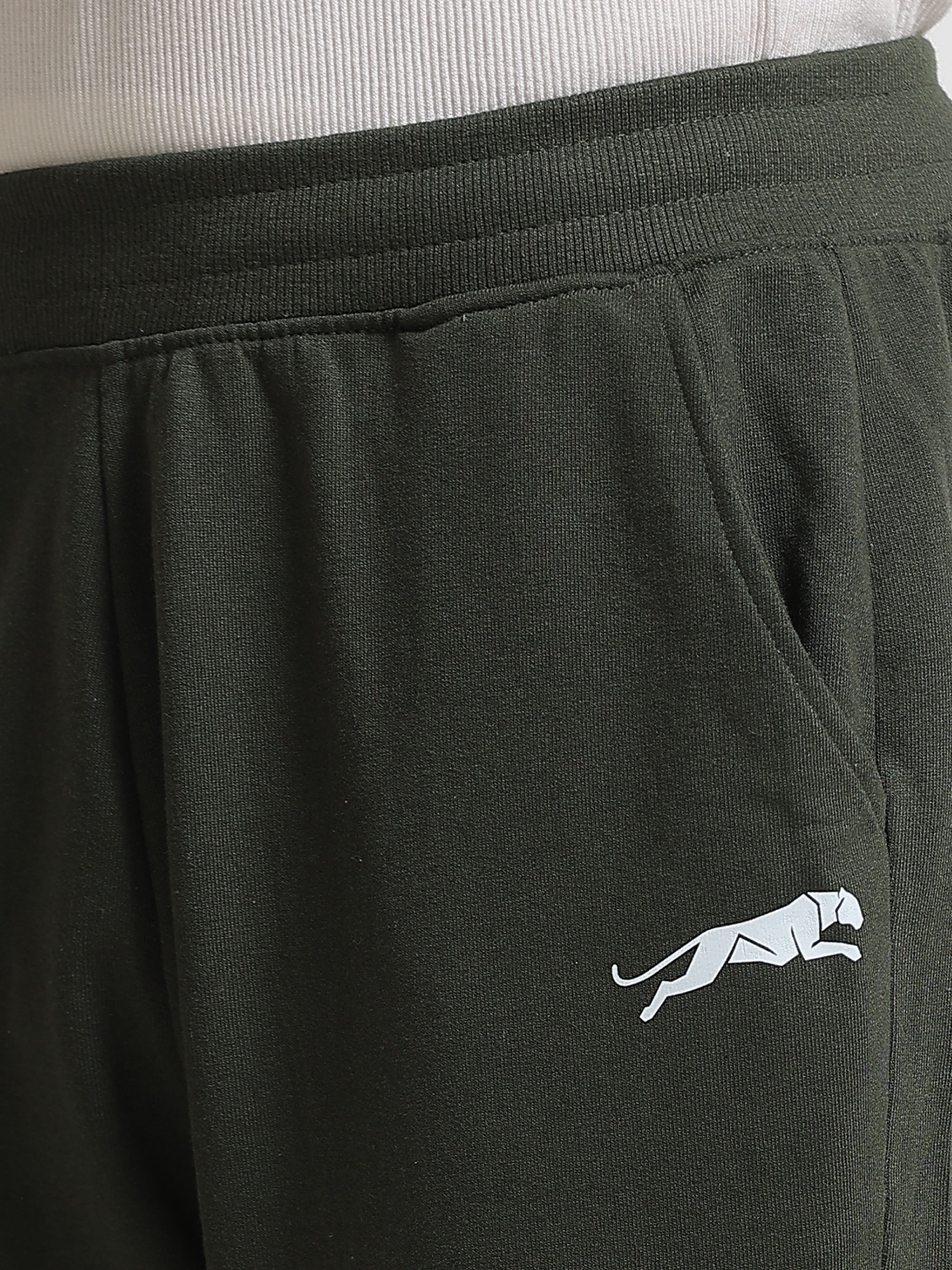 ARDEUR ZEAL IN YOU Men's Cotton Blend Track Pants - Olive