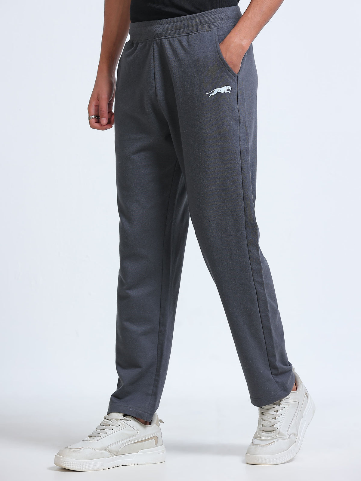 ARDEUR ZEAL IN YOU Men's Cotton Blend Track Pants - Steel Grey
