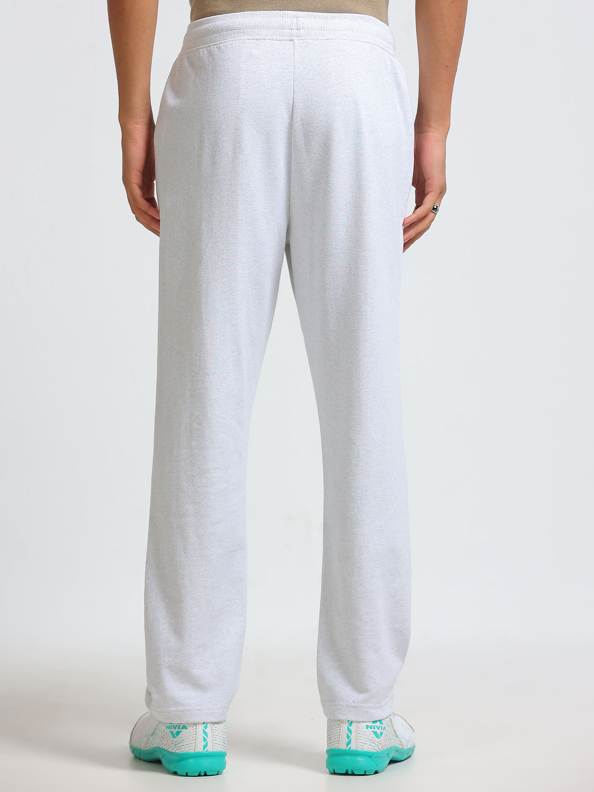 ARDEUR ZEAL IN YOU Men's Cotton Blend Track Pants - White